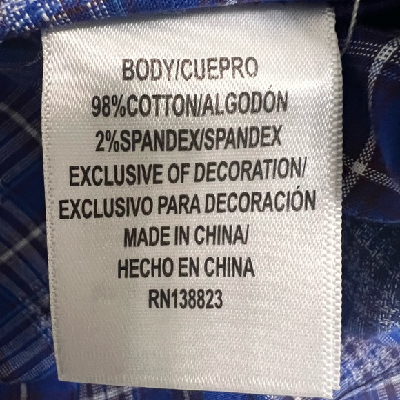 Rank 45 Button-Down Short Sleeve Men ‘s Shirt Size XL New without tags - Picture 4 of 6